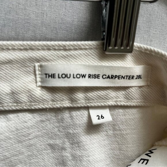 Denim Forum Aritzia The Lou Low Rise Carpenter 20L straight leg jeans sz 26 - Picture 8 of 13